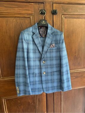 Boys Suit  - Leo and Zachary plaid suit